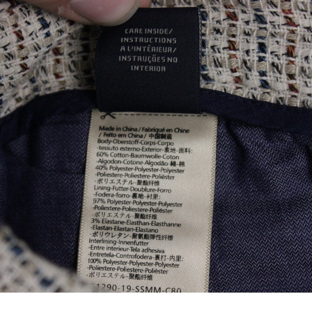 Scotch & Soda Blake Slim Pleated Woven Trousers Textured Neutral 31x32 - Picture 7 of 12